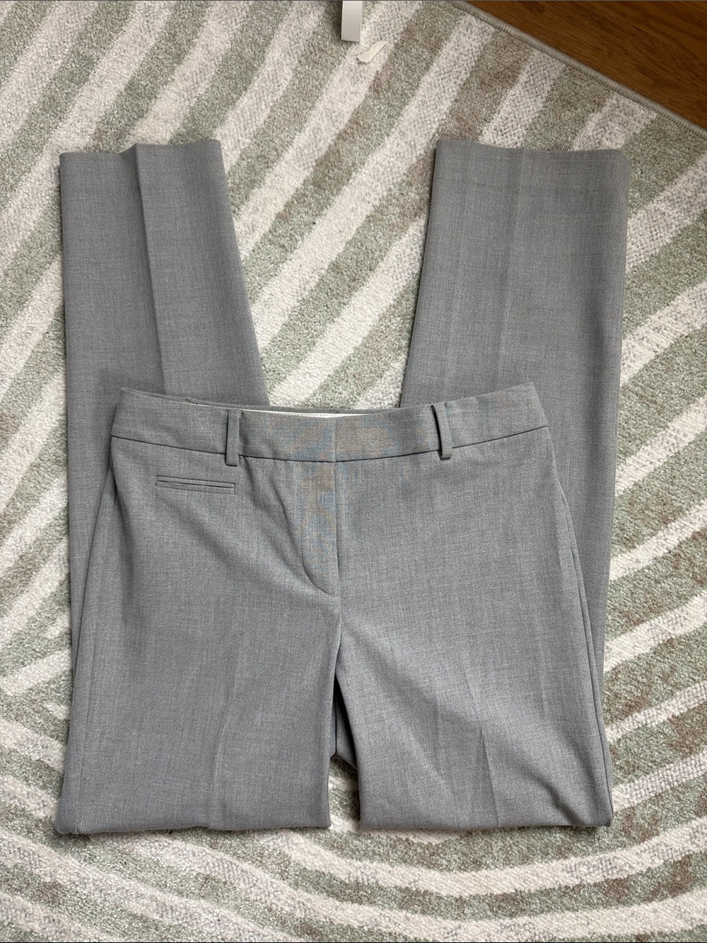 Talbots Light Gray Tailored Dress Pants